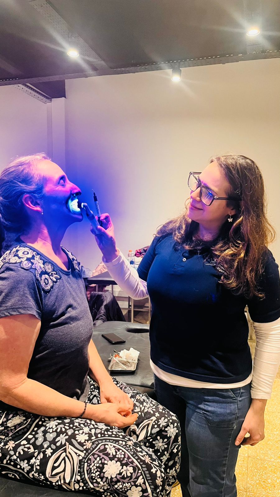Demostración de estímulos neurosensoriales orales